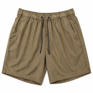 Eddie Bauer Mens Large Khaki Drawstring Shorts Casual Outdoor Dry Fit